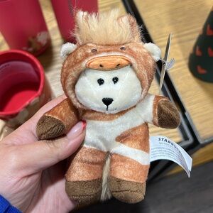 Starbucks Horse Bearista Plush Bag Charm/ Keychain